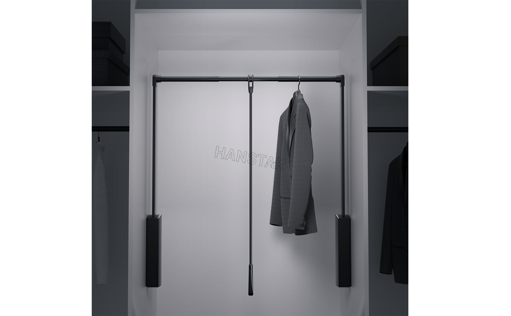 17119 119 type Double Buffering Wardrobe Lifter