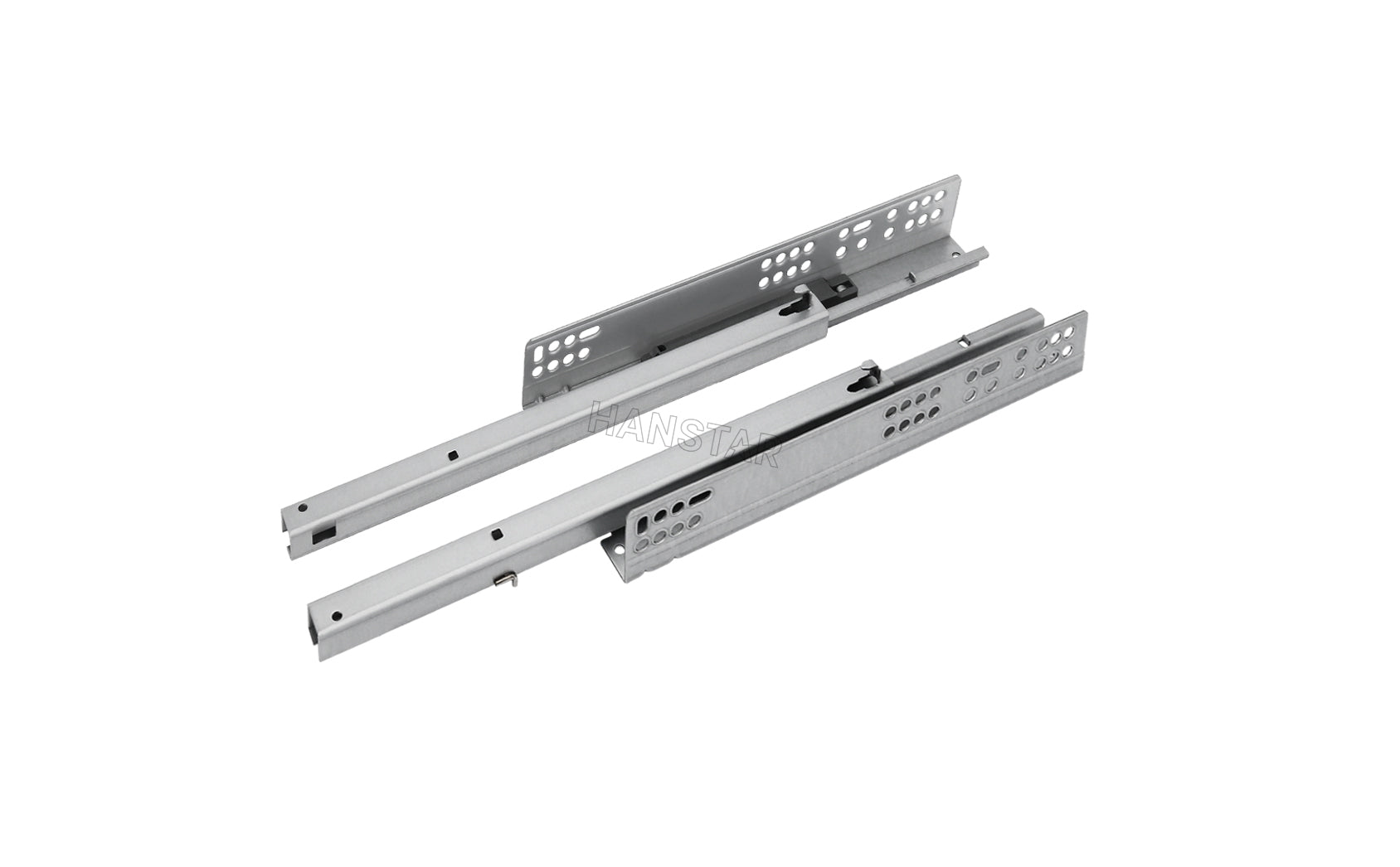 03178 Single Extension Push-open Concealed Runner W/Handle