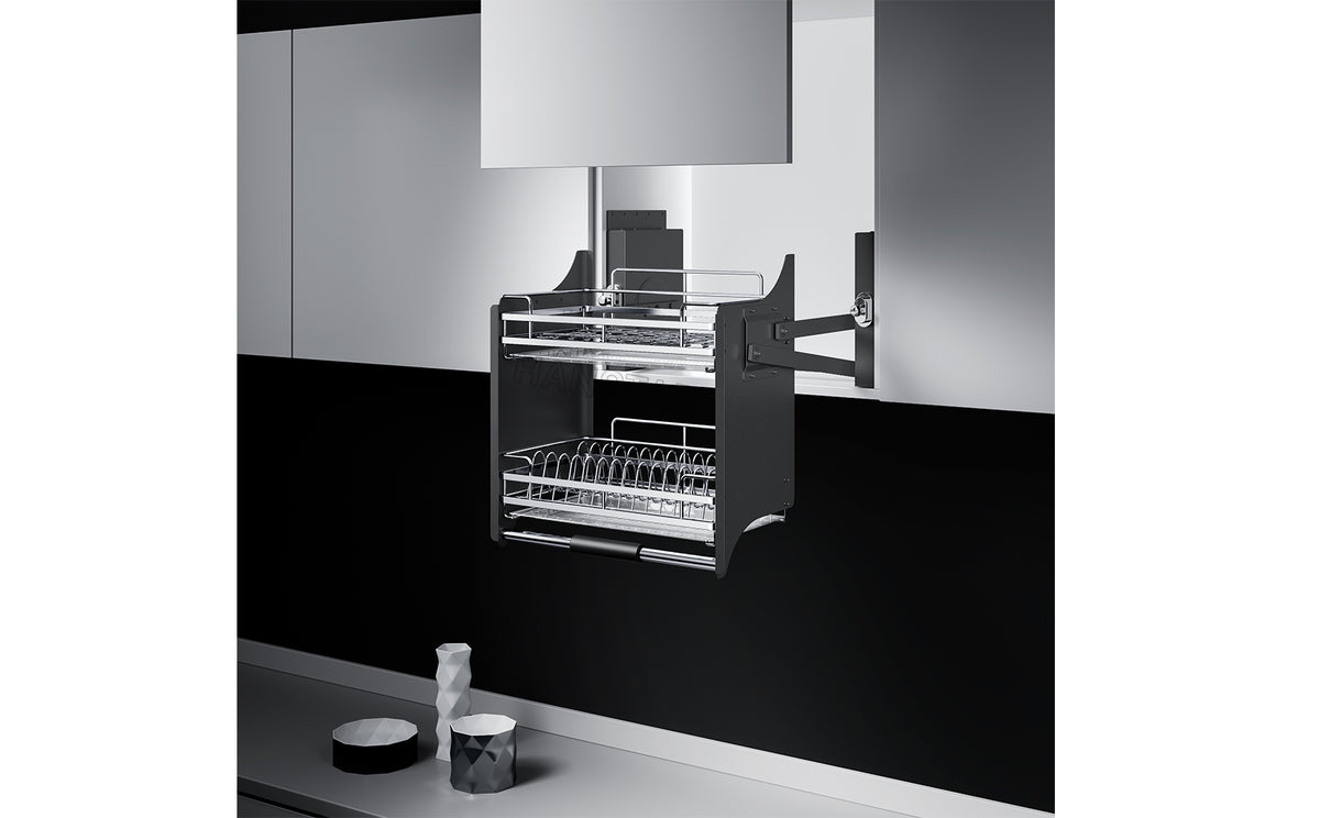 24620 Peacock Upper Cabinet Lift With Dish Rack – hanstarglobal