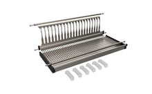 Load image into Gallery viewer, 24813 Peacock Single Layer Stainless Steel Dish Rack
