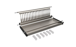 24813 Peacock Single Layer Stainless Steel Dish Rack