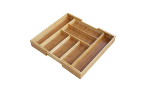 41210 210 type Extendable Bamboo Cutlery Tray