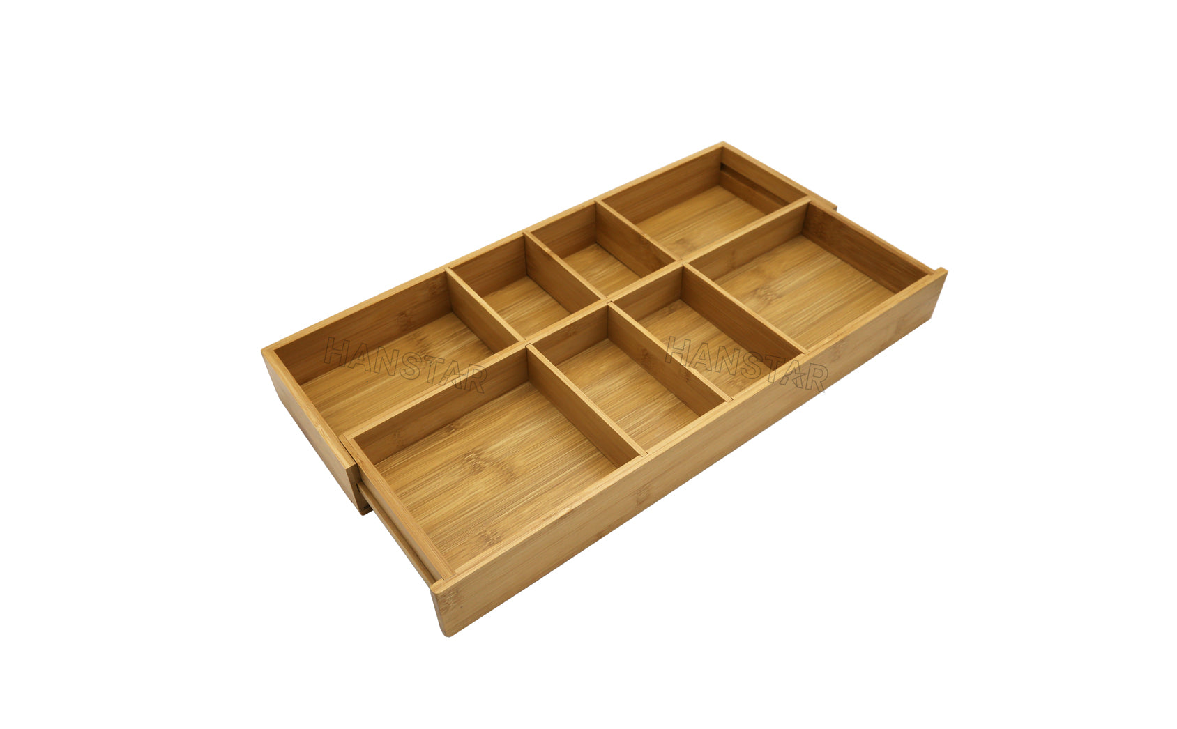 41214 214 type Extendable Bamboo Cutlery Tray