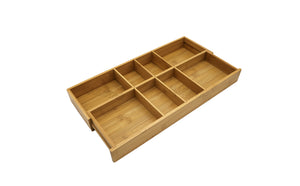 41214 214 type Extendable Bamboo Cutlery Tray