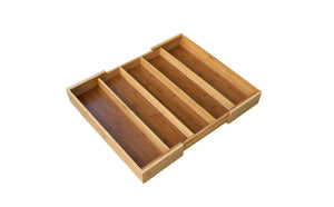 41217 217 type Extendable Bamboo Cutlery Tray